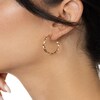 Thumbnail Image 2 of Reaura Twist Square Hoop Earrings Repurposed 14K Yellow Gold 26mm