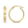 Thumbnail Image 1 of Reaura Square-Edge Hoop Earrings Repurposed 14K Yellow Gold 17mm