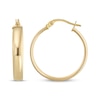 Thumbnail Image 1 of Reaura Domed Hoop Earrings Repurposed 14K Yellow Gold 23mm
