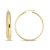 Thumbnail Image 1 of Reaura Domed Hoop Earrings Repurposed 14K Yellow Gold 33mm