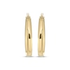 Thumbnail Image 2 of Reaura Domed Hoop Earrings Repurposed 14K Yellow Gold 33mm