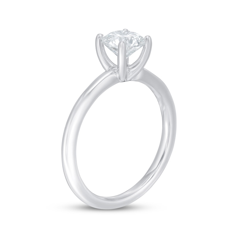 Lab-Created Diamonds by KAY Solitaire Engagement Ring 1 ct tw 14K White Gold (F/SI2)