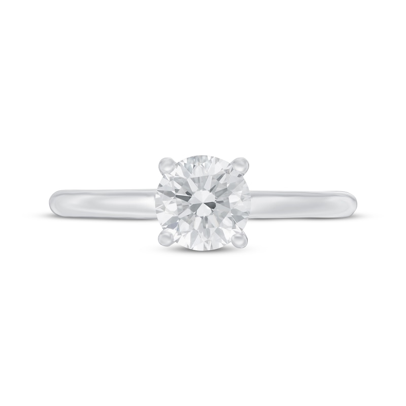 Main Image 3 of Now + Forever Lab-Grown Diamonds Solitaire Engagement Ring 1 ct tw 14K White Gold (F/SI2)