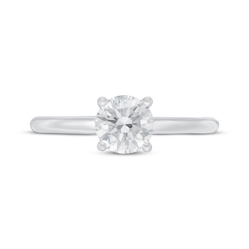 Lab-Created Diamonds by KAY Solitaire Engagement Ring 1 ct tw 14K White Gold (F/SI2)