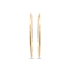 Thumbnail Image 1 of Endless Hoop Tube Earrings 14K Yellow Gold 70mm