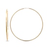 Thumbnail Image 2 of Endless Hoop Tube Earrings 14K Yellow Gold 70mm