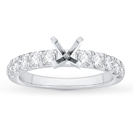 Now + Forever Diamond Engagement Ring Setting 3/4 ct tw 14K White Gold