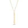 Thumbnail Image 0 of Y-Drop Tassel Mirror Chain Necklace 10K Yellow Gold 17"