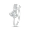 Thumbnail Image 2 of Diamond Bow Ring 1/6 ct tw Sterling Silver