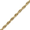 Thumbnail Image 3 of 7.3mm Rope Chain Bracelet Hollow 10K Yellow Gold 8&quot;