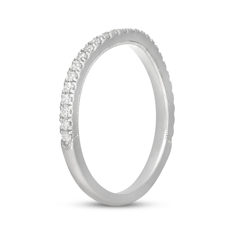 Main Image 8 of Neil Lane Diamond Contour Wedding Band 1/4 ct tw 14K White Gold