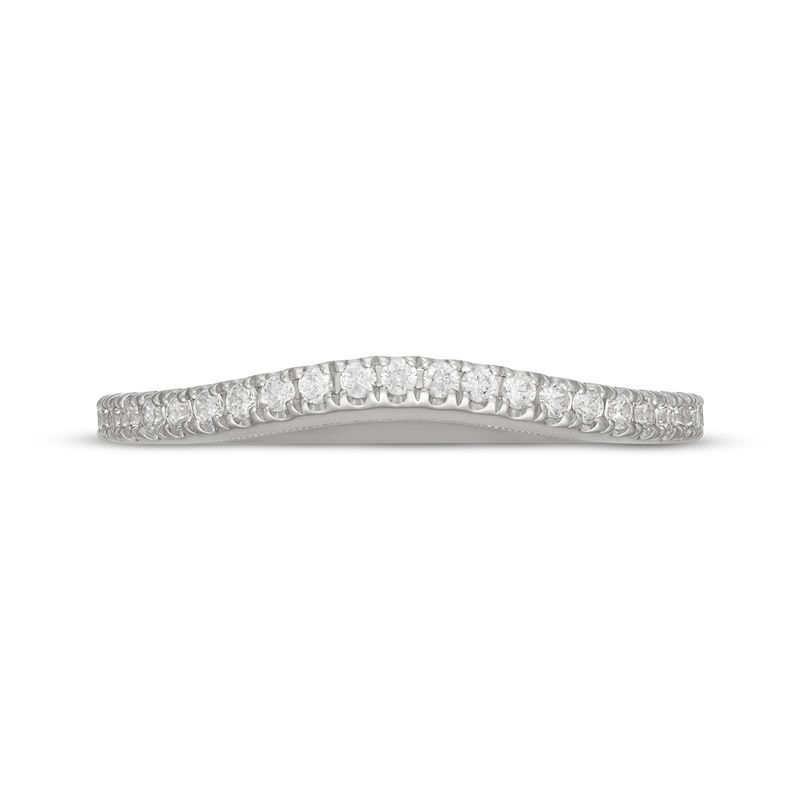 Main Image 9 of Neil Lane Diamond Contour Wedding Band 1/4 ct tw 14K White Gold