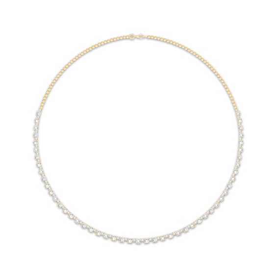 KAY Lab-Grown Diamonds Riviera Necklace 6 ct tw 10K Yellow Gold 17"
