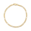 Thumbnail Image 1 of Children's Figaro Chain Bracelet 2.65mm Hollow 14K Yellow Gold 6"