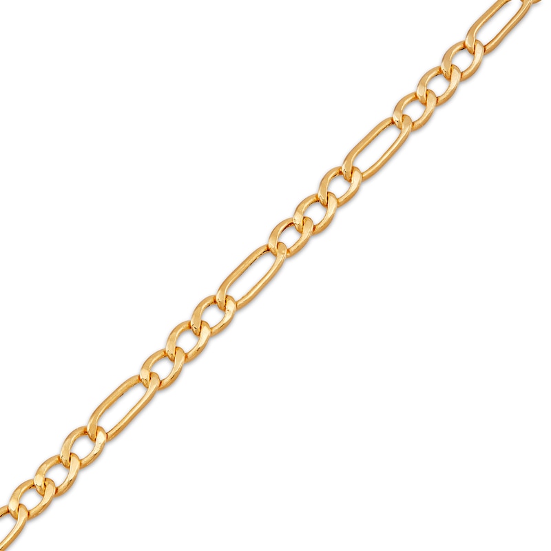 Main Image 2 of Children's Figaro Chain Bracelet 2.65mm Hollow 14K Yellow Gold 6"