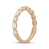 Thumbnail Image 2 of Neil Lane Artistry Oval & Round-Cut Lab-Grown Diamond Anniversary Ring 1 ct tw 14K Yellow Gold