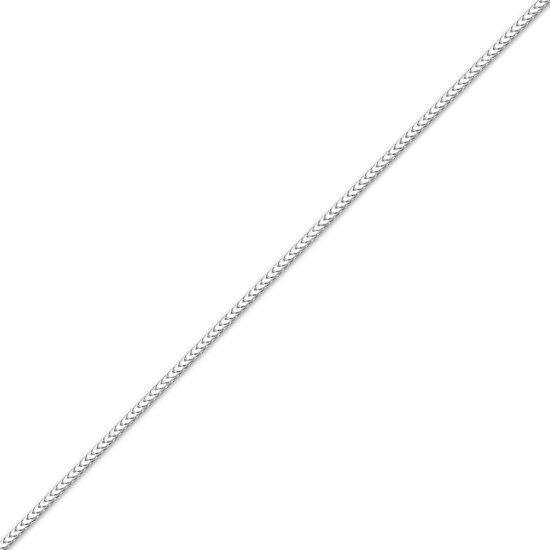 Main Image 2 of Franco Chain Necklace 1.6mm Solid 10K White Gold 20&quot;