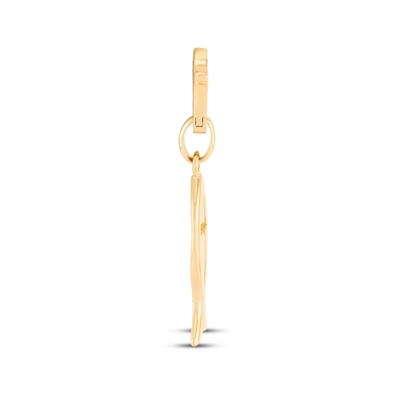 Main Image 3 of Charmed Memories Ichthus Cross Cutout Charm 10K Yellow Gold