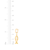 Thumbnail Image 5 of Charmed Memories Ichthus Cross Cutout Charm 10K Yellow Gold