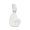Thumbnail Image 2 of Charmed Memories Dog Paw Print in Heart Charm Sterling Silver
