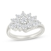 Thumbnail Image 1 of KAY Lab-Grown diamonds Pyramid Cluster Ring 1-1/4 ct tw 10K White Gold