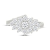 Thumbnail Image 4 of KAY Lab-Grown diamonds Pyramid Cluster Ring 1-1/4 ct tw 10K White Gold