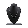 Thumbnail Image 5 of Baguette & Round-Cut Diamond Smile Necklace 1/6 ct tw 10K White Gold 18&quot;