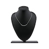 Thumbnail Image 6 of Baguette & Round-Cut Diamond Smile Necklace 1/6 ct tw 10K White Gold 18&quot;