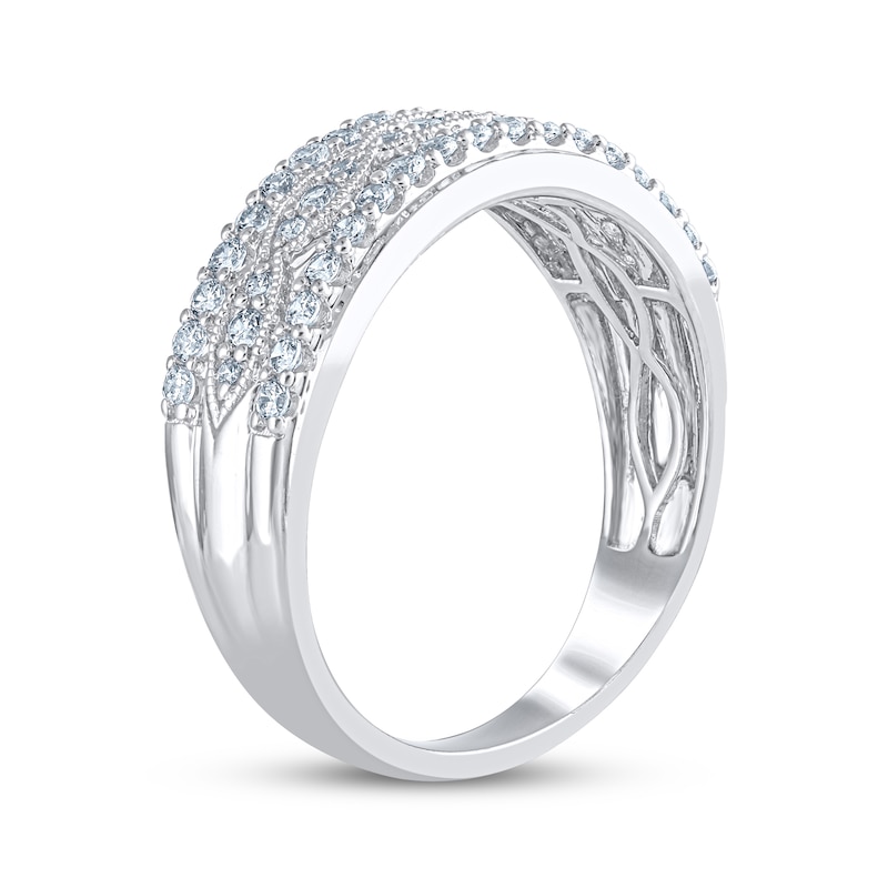 Main Image 2 of Now + Forever Diamond Anniversary Ring 1/2 ct tw 14K White Gold