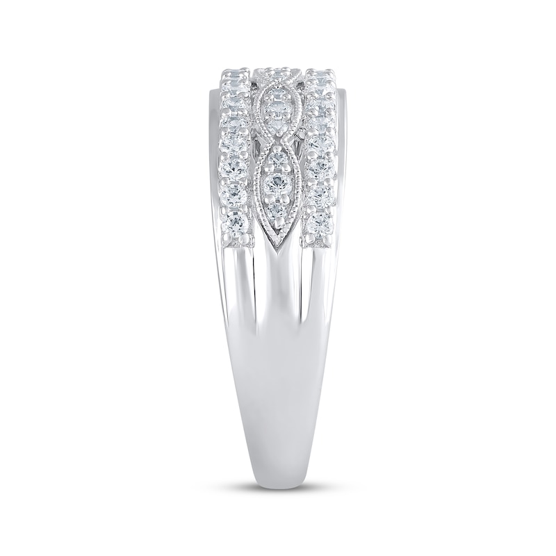 Main Image 3 of Now + Forever Diamond Anniversary Ring 1/2 ct tw 14K White Gold