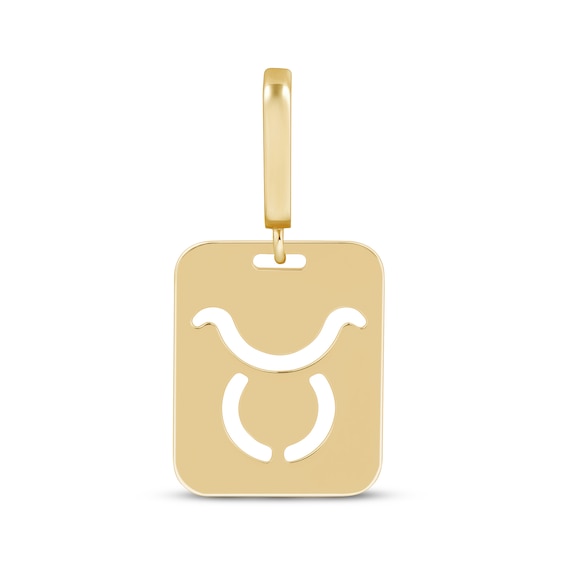 Charmed Memories Zodiac Taurus Cutout Charm 10K Yellow Gold