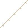 Thumbnail Image 2 of Sneaker Bling Cultured Pearl Dangle Heel Chain 14K Yellow Gold-Plated Sterling Silver