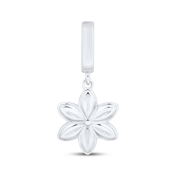 Charmed Memories Flower Charm Sterling Silver