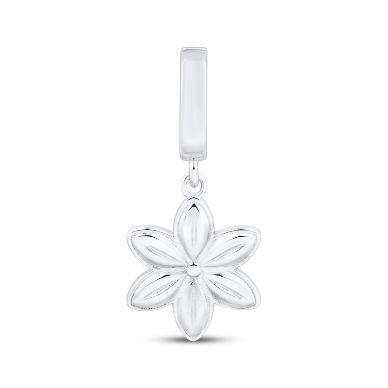 Main Image 1 of Charmed Memories Flower Charm Sterling Silver