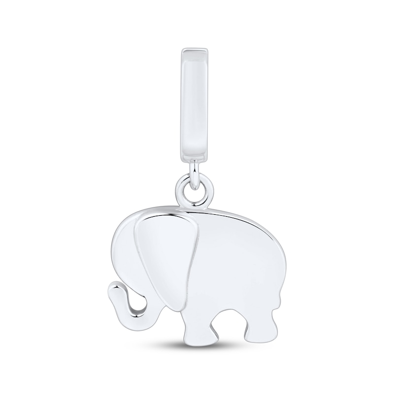Main Image 1 of Charmed Memories Elephant Charm Sterling Silver