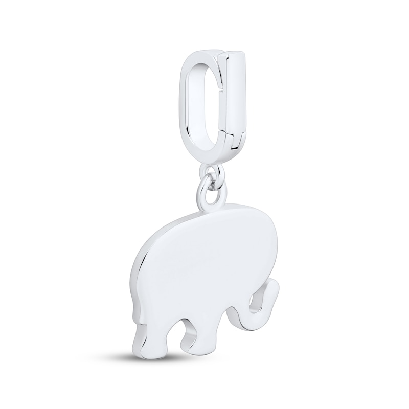Main Image 3 of Charmed Memories Elephant Charm Sterling Silver