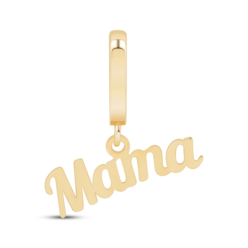 Main Image 1 of Charmed Memories &quot;Mama&quot; Charm 10K Yellow Gold