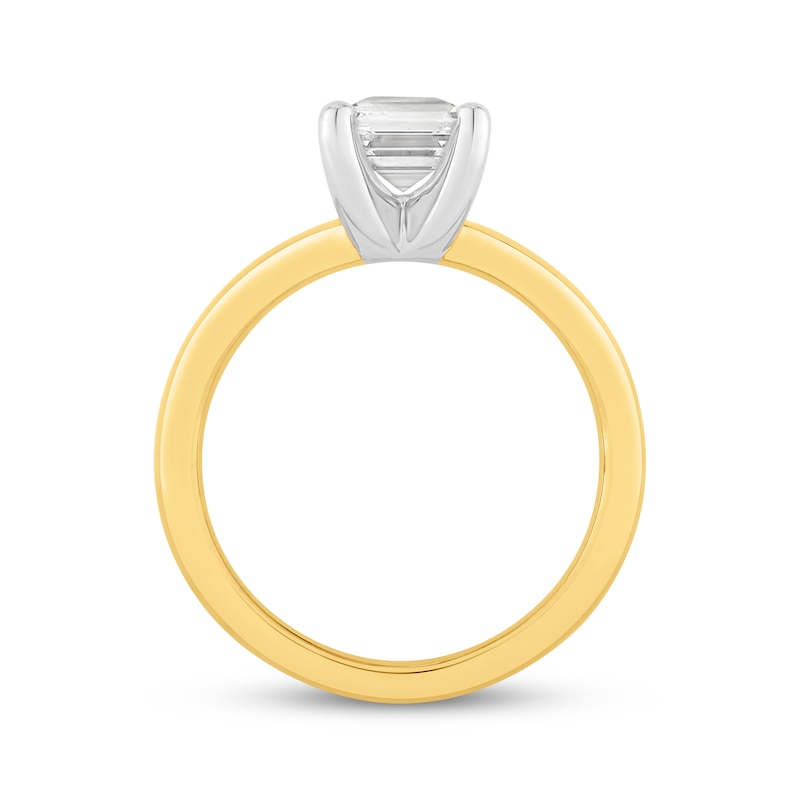 Main Image 2 of Radiant-Cut Lab-Grown Diamond Solitaire Engagement Ring 2 ct tw 14K Yellow Gold (F/VS2)