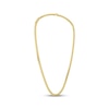 Thumbnail Image 4 of Men's Lab-Grown Diamond Square Link Tennis Necklace 6 ct tw 10K Yellow Gold 20"