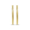 Thumbnail Image 2 of Italian Brilliance Diamond-Cut Hoop Earrings 14K Yellow Gold 20mm