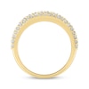 Thumbnail Image 3 of KAY Lab-Grown Diamonds Men's Four-Row Ring 2 ct tw 10K Yellow Gold