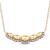 Thumbnail Image 1 of Le Vian Chocolate Waterfall Diamond Bar Necklace 1/5 ct tw 14K Honey Gold 19"