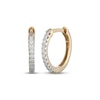 Thumbnail Image 2 of KAY x Rocksbox Lab-Grown Diamond Hoop Earrings Set 1/6 ct tw 24K Yellow Gold Vermeil Sterling Silver