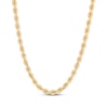 Thumbnail Image 2 of 3mm Silk Rope Chain Necklace & Bracelet Set Semi-Solid 10K Yellow Gold