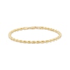 Thumbnail Image 5 of 3mm Silk Rope Chain Necklace & Bracelet Set Semi-Solid 10K Yellow Gold