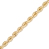Thumbnail Image 6 of 3mm Silk Rope Chain Necklace & Bracelet Set Semi-Solid 10K Yellow Gold