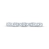 Thumbnail Image 3 of Now + Forever Lab-Grown Diamonds Anniversary Ring 1/20 ct tw 10K White Gold