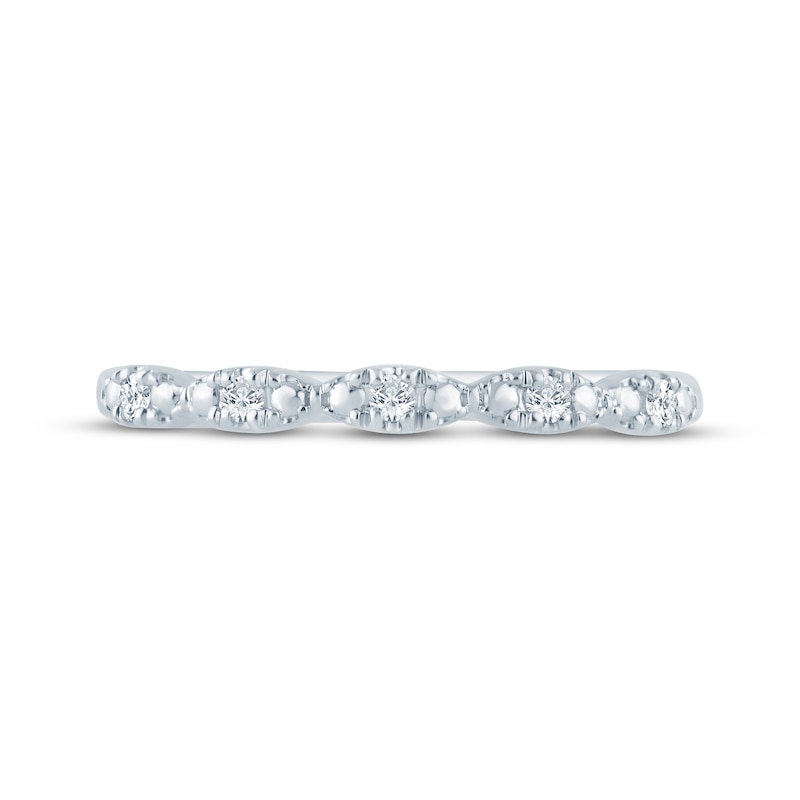 Main Image 3 of Now + Forever Lab-Grown Diamonds Anniversary Ring 1/20 ct tw 10K White Gold