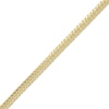 Thumbnail Image 2 of 7.6mm Angled Curb Chain Necklace Semi-Solid 10K Yellow Gold 22"