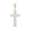 Thumbnail Image 1 of Men's Diamond Flared Cross Charm 3/8 ct tw 10K Yellow Gold
